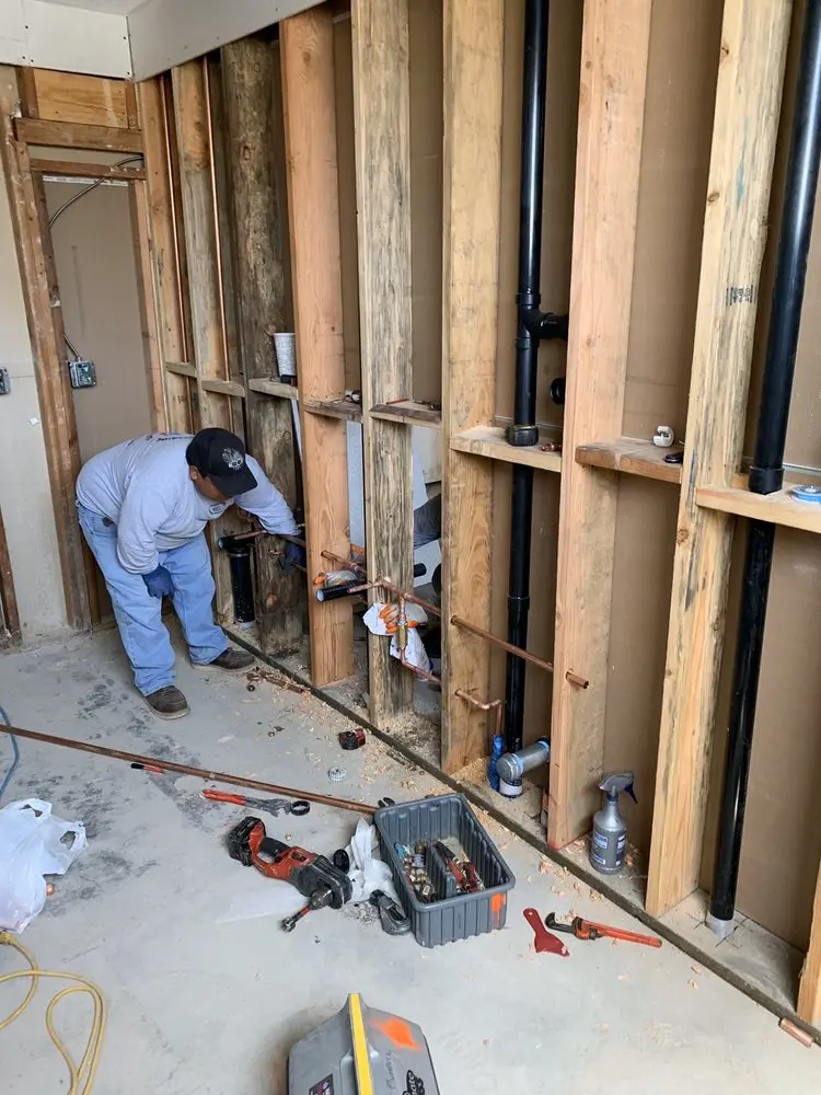 Commercial rough-in plumbing for Water Heater Replacement in Hacienda Village
